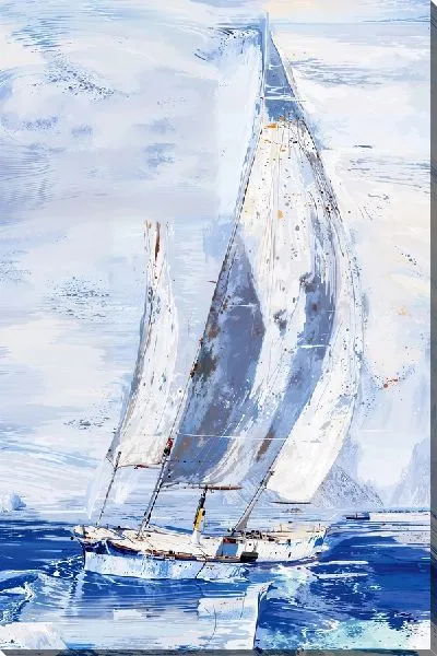 Картина маслом Парусник в море №41