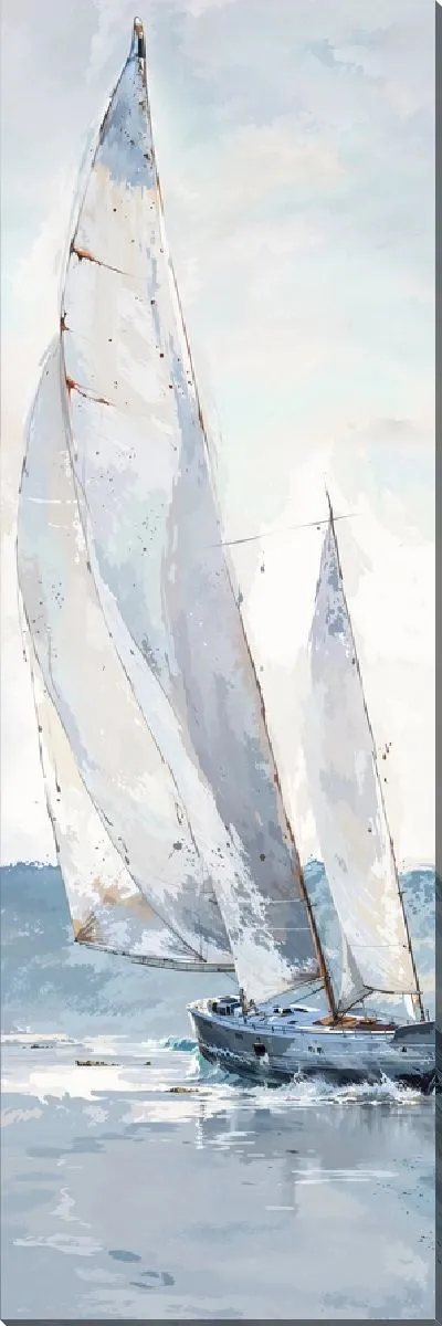 Картина маслом Парусник в море №5