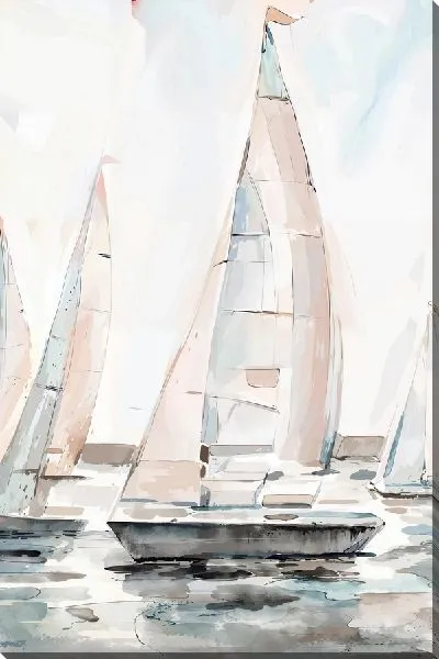 Картина маслом Парусники №81