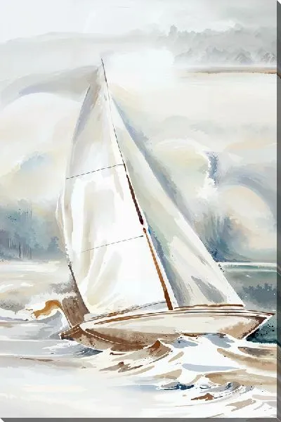 Картина маслом Парусник №151