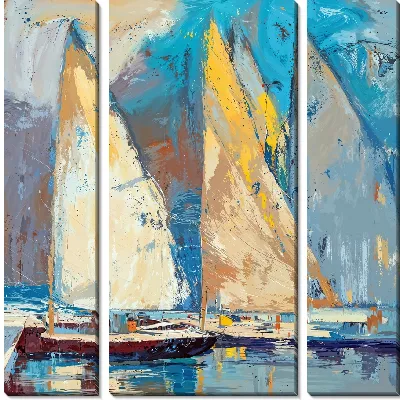Модульная картина Регата №20