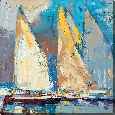Картина маслом Регата №20