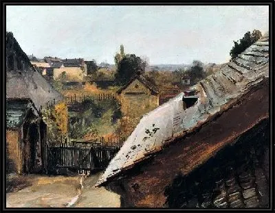 Картина Вид на крыши (View of the roof)