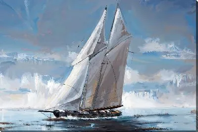 Картина маслом Парусник №271