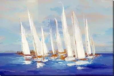 Картина маслом Регата №34