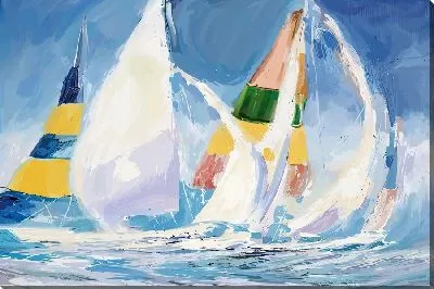 Картина маслом Морская регата №3