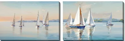 Модульная картина Регата №46