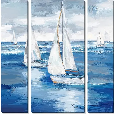 Модульная картина Регата №47