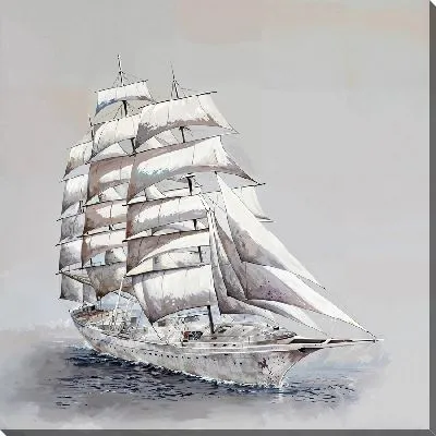 Картина маслом Парусник в море №70