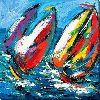Картина маслом Регата №51