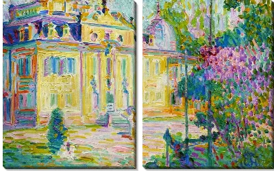 Картина Дом в саду (The house in the garden)