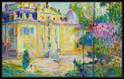 Картина Дом в саду (The house in the garden)