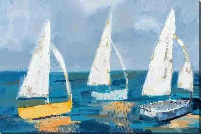 Картина маслом Регата №52