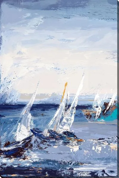 Картина маслом Регата №54