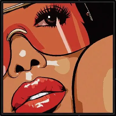 Девушка в оранжевых очках