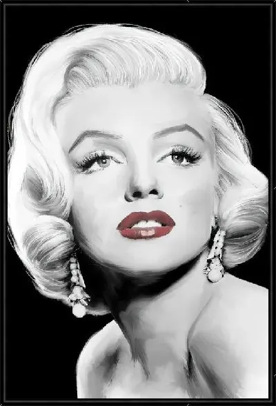Картина Портрет Монро с алыми губами