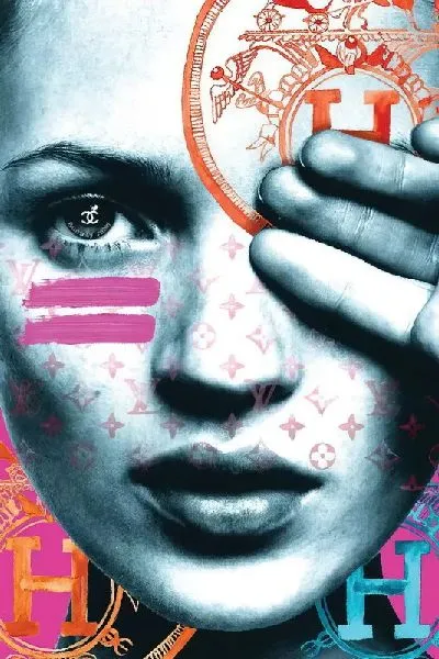 Плакат Арт портрет в стиле H