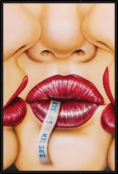 Картина Тройной поцелуй