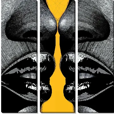 Модульная картина Африканские губы