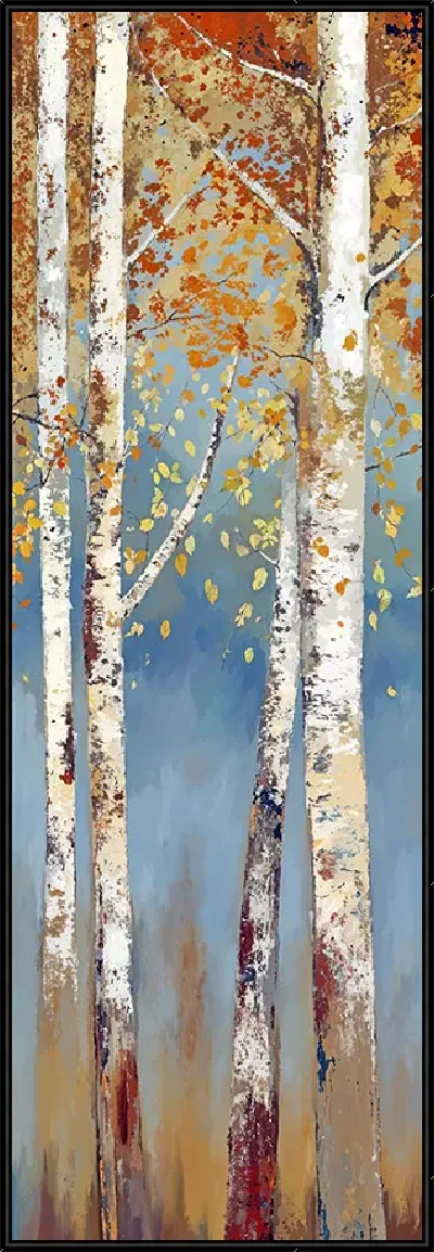 Картина Четыре осенних березы