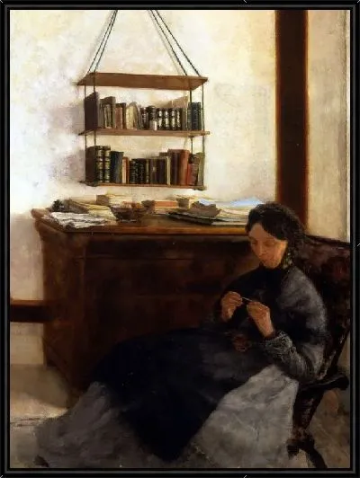 Картина Мать художника (The mother of the artist)