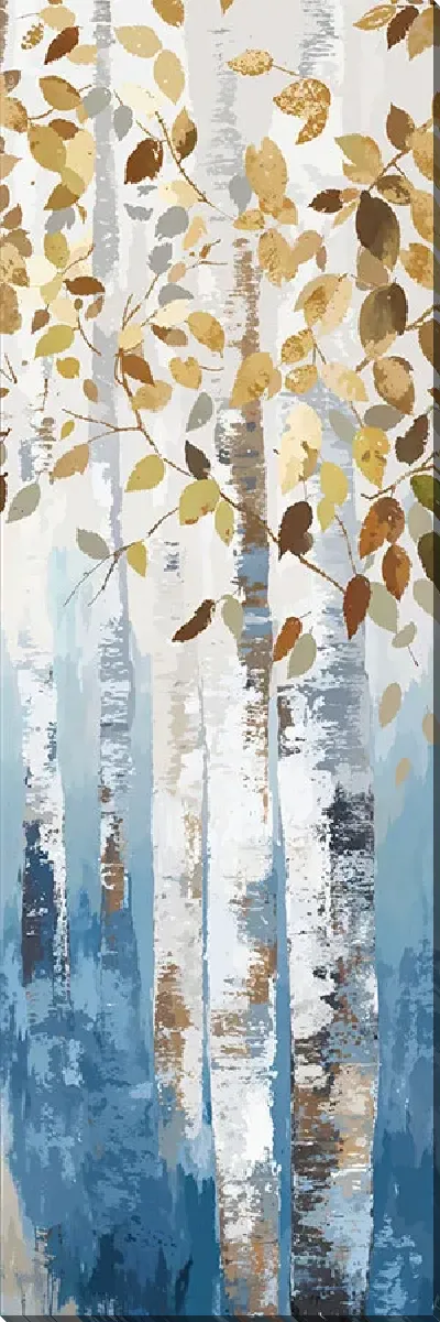 Картина маслом Вид на березы