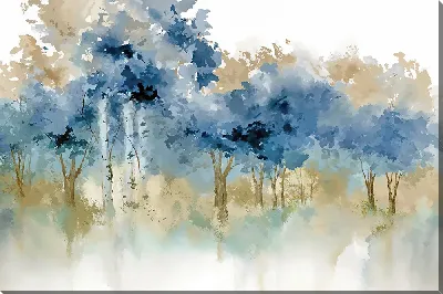 Абстрактный лес - вид 2