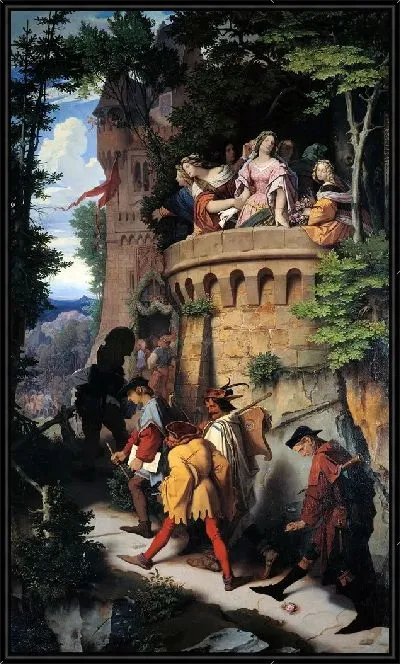 Картина Путешествие художника (Journey of the artist)
