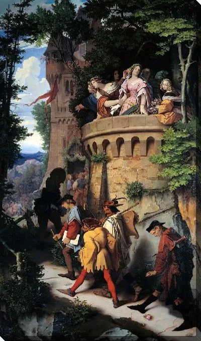 Картина Путешествие художника (Journey of the artist)