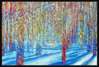 Картина Разноцветный лес