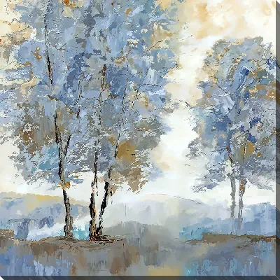 Картина маслом Ветвистые деревья