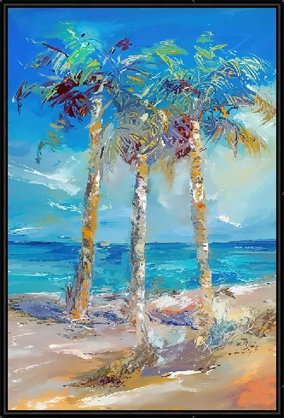 Картина Морской бриз у пальм