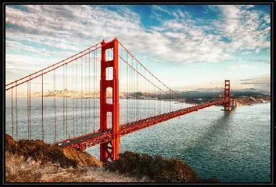 Мост Золотые ворота  в Сан-Франциско - вид 3