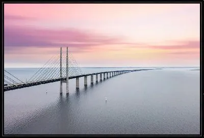 Картина Мост Эресунн в Дании
