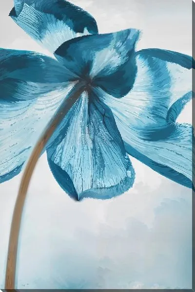 Картина маслом Листки анемона