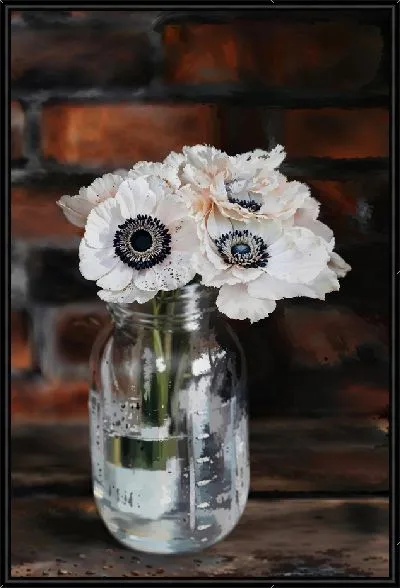 Картина Анемоны в вазе