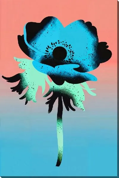 Картина маслом Иллюзия анемона