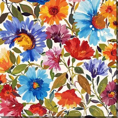 Картина маслом Композиция с анемонами №3