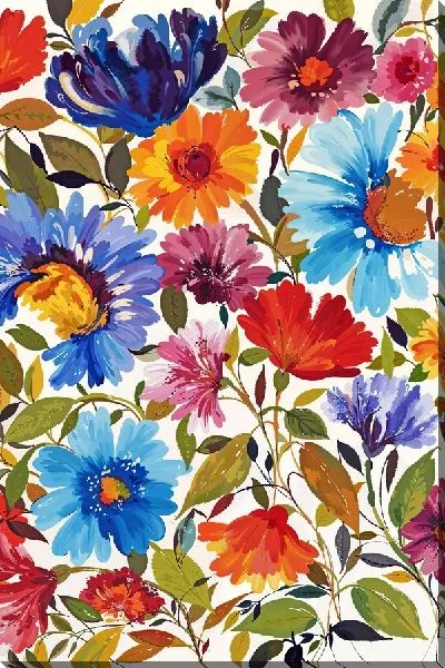 Картина маслом Композиция с анемонами №4