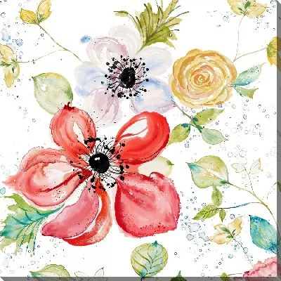 Картина маслом Композиция с анемонами №6