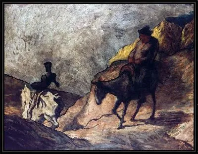 Картина Дон Кихот и Санчо Панса (Don Quixote and Sancho Panza)