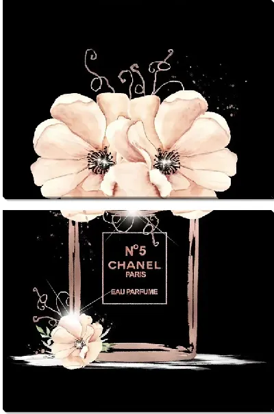 Модульная картина Духи с анемонами