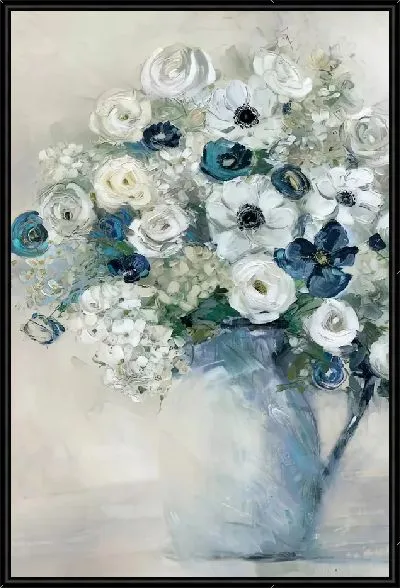 Картина Анемоны в белой вазе