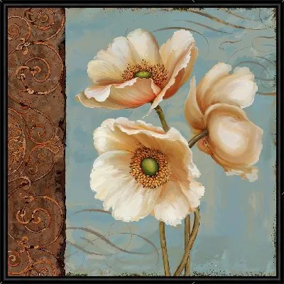 Винтажная композиция с анемонами