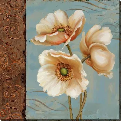 Винтажная композиция с анемонами