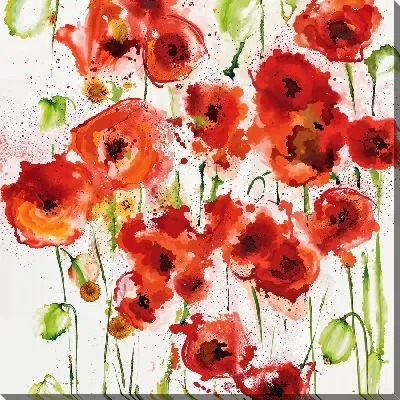 Картина маслом Анемоны №131