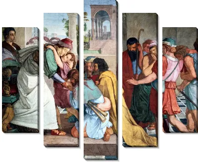 Иосиф откровенничает с братьями (Joseph confessed to his brothers)