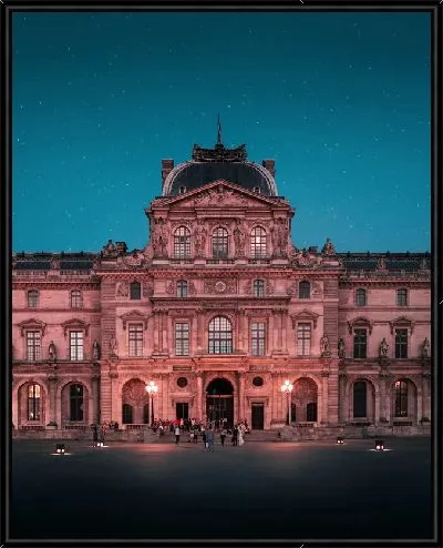 Картина Музей Лувр в Париже