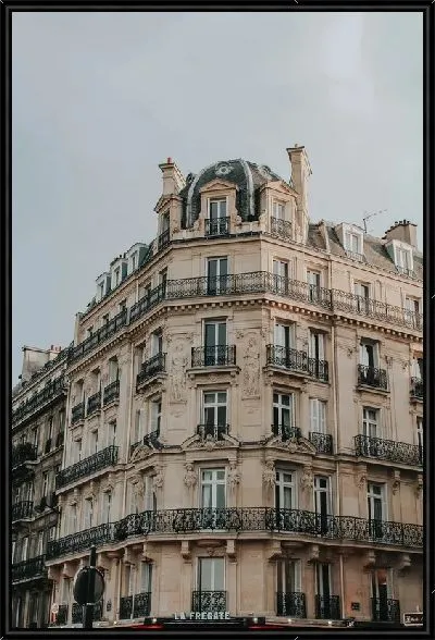 Картина Угловой дом в Париже