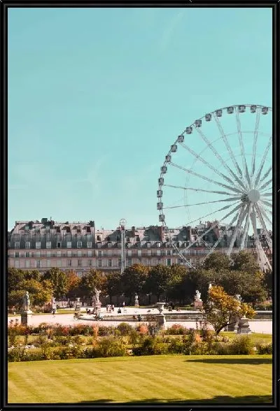 Картина Колесо обозрения в Париже
